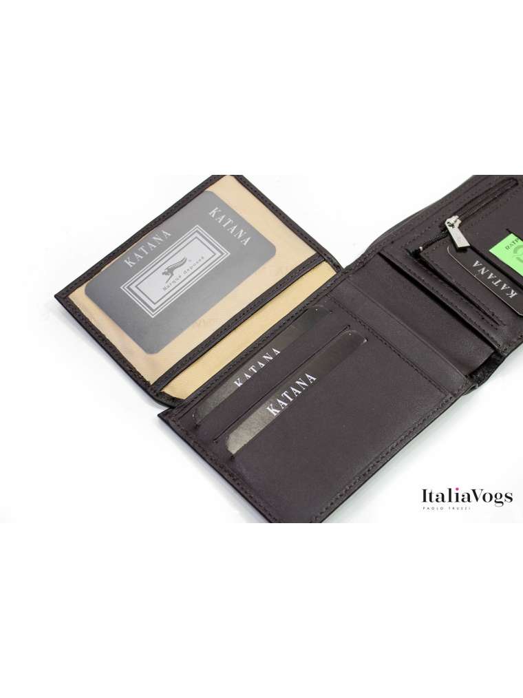 Чоловіче портмоне з НАТУРАЛЬНОЇ ШКІРИ KATANA K553062