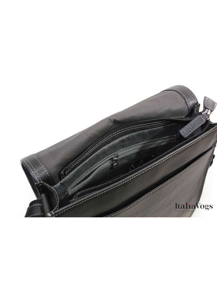 Чоловіча сумка через плече з НАТУРАЛЬНОЇ ШКІРИ KATANA K69304