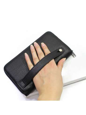 Універсальний гаманець на блискавці з НАТУРАЛЬНОЇ ШКІРИ W2663A