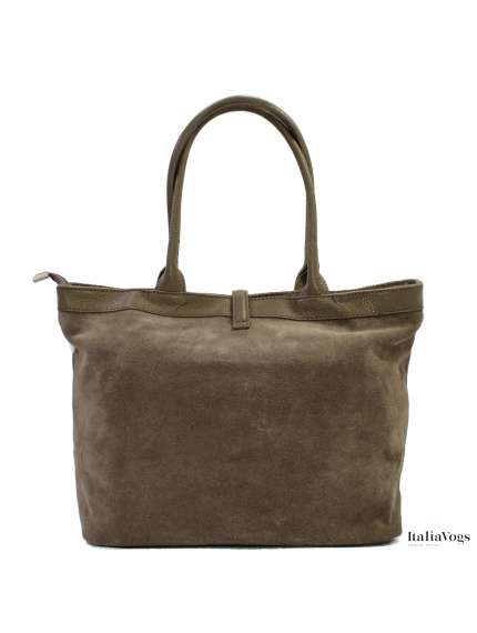 Жіноча сумка з НАТУРАЛЬНОЇ ШКІРИ І ЗАМШІ IQ2400