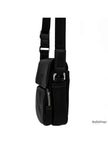 Чоловіча сумка маленька  з НАТУРАЛЬНОЇ ШКІРИ KATANA K89105