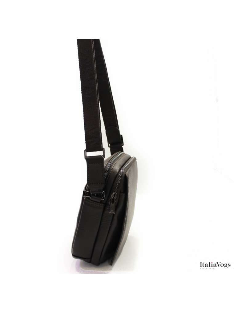 Чоловіча сумка через плече з НАТУРАЛЬНОЇ ШКІРИ KATANA K89104