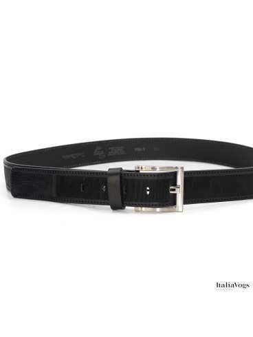 Чоловічий ремінь з НАТУРАЛЬНОЇ ШКІРИ RENATO BALESTRA M1854/ST1000RIGHE