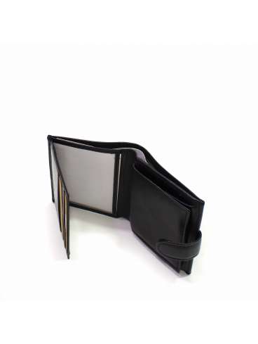Гаманець на кнопці з НАТУРАЛЬНОЇ ШКІРИ KATANA K553035